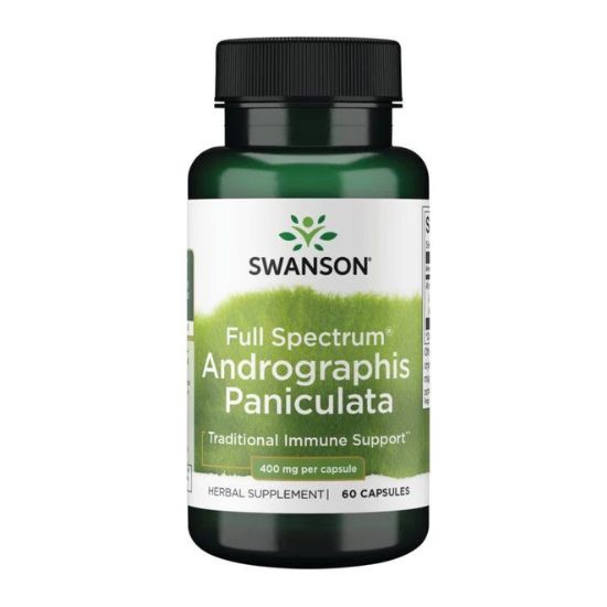 Full Spectrum Andrographis Paniculata, 400mg - 60 caps - Vitax.ro