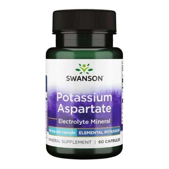 Potassium Aspartate, 99mg - 60 caps - Vitax.ro