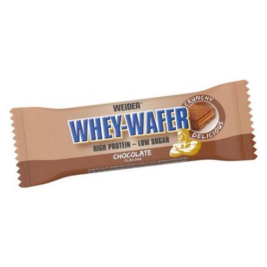 Whey-Wafer Chocolate, 12 bars, Weider - Vitax.ro