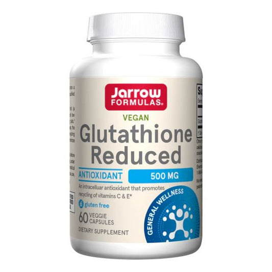 Glutathione Reduced 500mg, 60 Capsule Vegetale, Jarrow Formulas - Vitax.ro