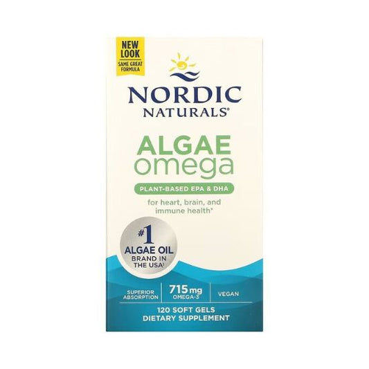 Algae Omega, 715mg Omega 3 - 120 softgels - Vitax.ro