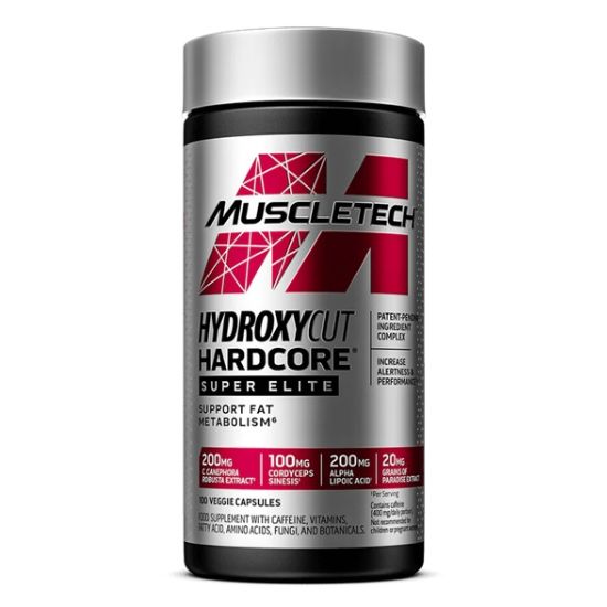 Hydroxycut Hardcore Super Elite, 100 vcaps, MuscleTech - Vitax.ro