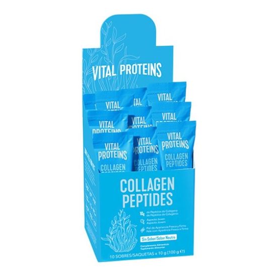 Collagen Peptides, Unflavored - 10 x 10g - Vitax.ro