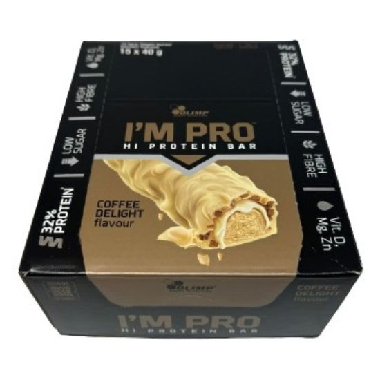 I'm Pro Protein Bar, Coffee Delight - 15 x 40g - Vitax.ro