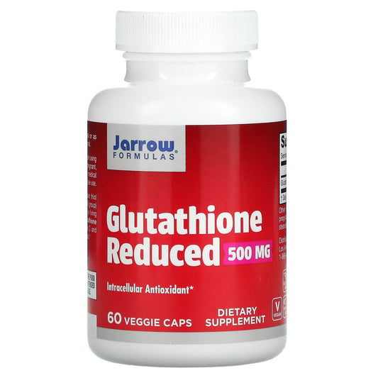 Glutathione Reduced 500mg, Jarrow Formulas, 60 Capsule Vegetale - Vitax.ro