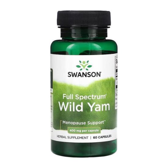 Full Spectrum Wild Yam, 400mg - 60 caps - Vitax.ro