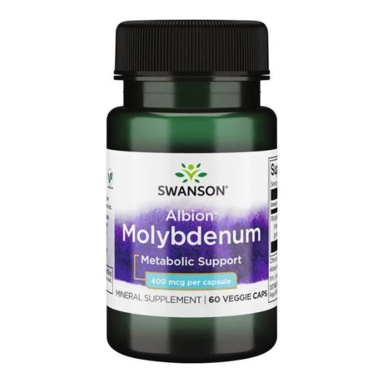 Albion Chelated Molybdenum, 400mcg - 60 vcaps - Vitax.ro