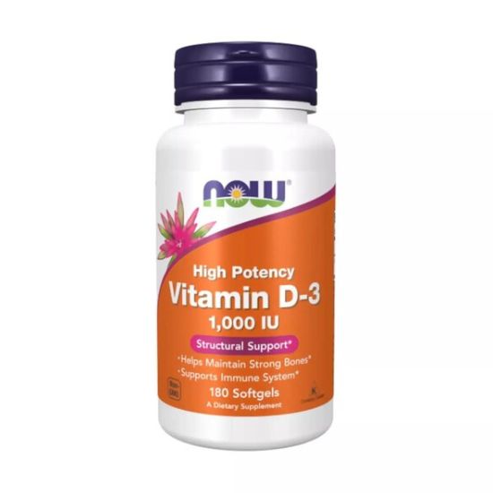 Vitamin D-3, 1000 IU - 180 softgels - Vitax.ro