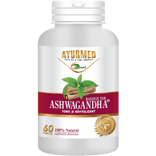 Ashwagandha Rasayan Tab, Ayurmed, 60 Tablete - Vitax.ro