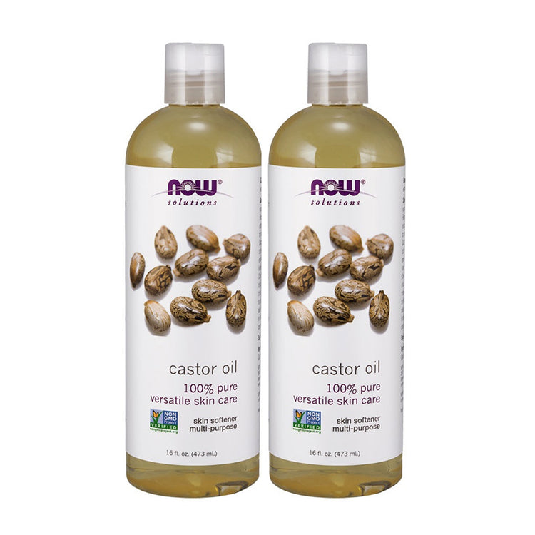 Pachet 2x Castor Oil, 100% Pure - 473 ml - Vitax.ro