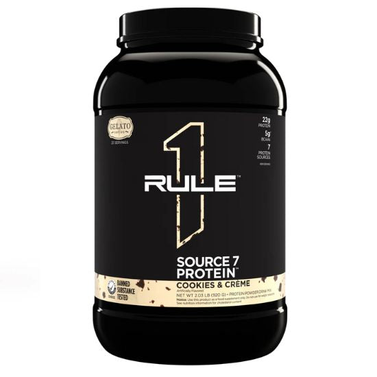 Source7 Protein, Cookies & Creme Gelato, 920g, Rule One - Vitax.ro