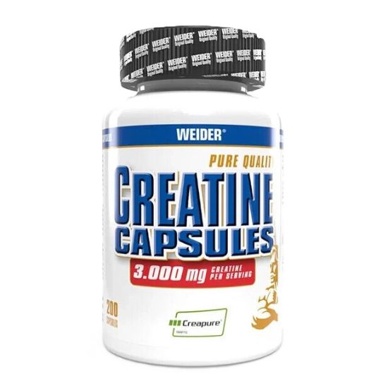 Creatine Capsules, 200 caps, Weider - Vitax.ro