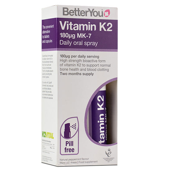 Vitamin K2 Daily Oral Spray, 25 ml, BetterYou