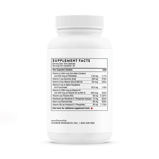 Nutrienți de bază 2/zi, 60 capsule, Thorne Research - Vitax.ro