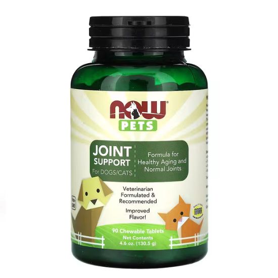 Pets, Joint Support, 90 chewable tablets, NOW Foods - Vitax.ro