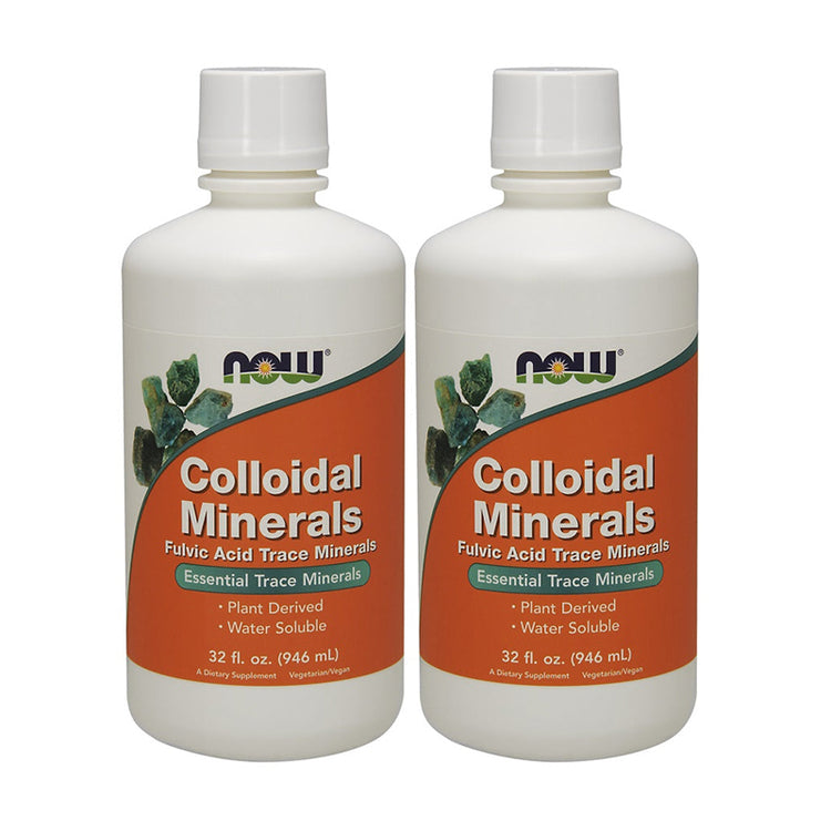 Pachet Colloidal Minerals, Original - 946 ml, NOW Foods - Vitax.ro