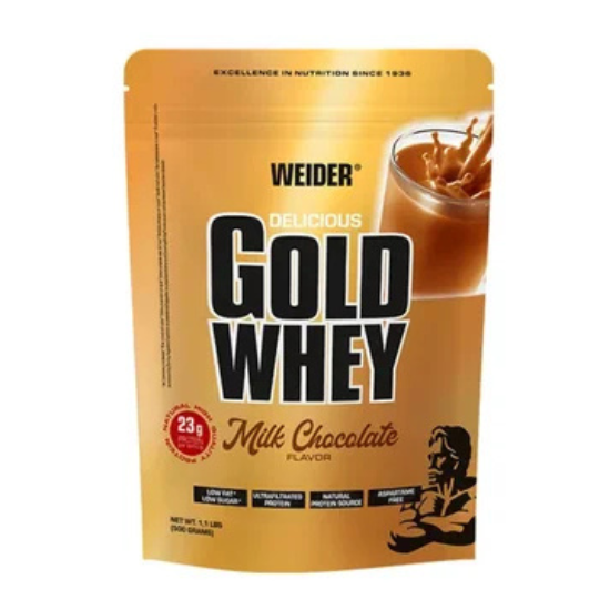 Gold Whey, Milk Chocolate, 500g, Weider - Vitax.ro