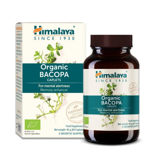 Organic Bacopa, Bacopa cu frunze mici, 60 capsule, Himalaya Herbal - Vitax.ro