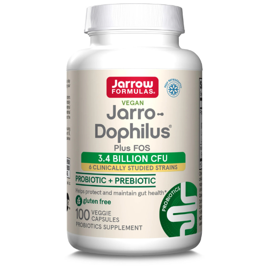 Jarro-Dophilus+FOS, 100 Capsule Vegetale, Jarrow Formulas - Vitax.ro