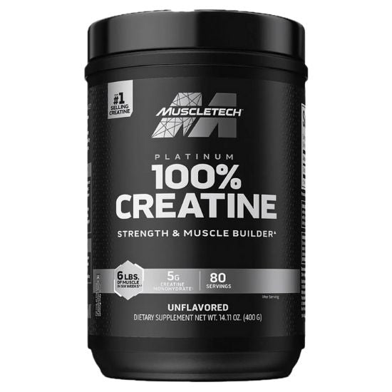 Platinum 100% Creatine Monohydrate, 400g, MuscleTech - Vitax.ro