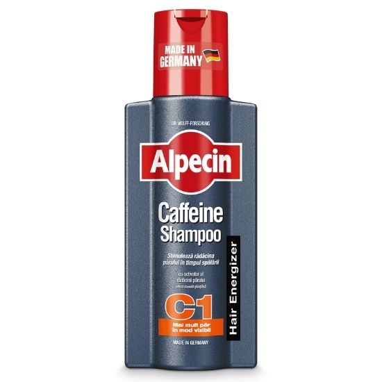Sampon cu cafeina pentru cresterea parului C1, 250 ml, Alpecin - Vitax.ro