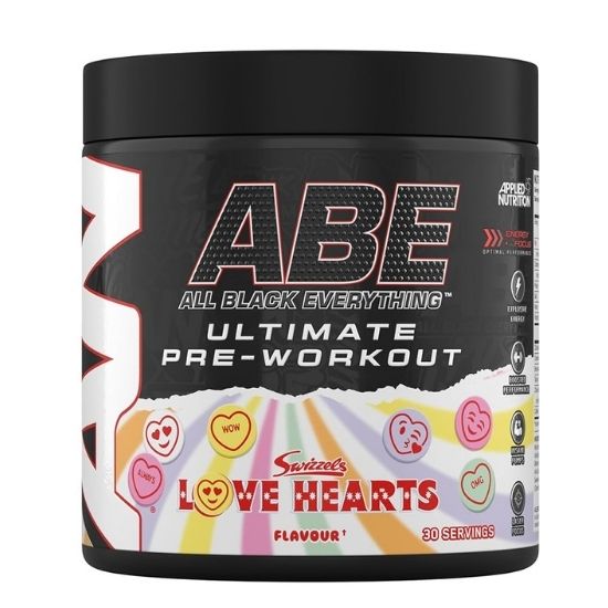 ABE All Black Everything, Swizzels Love Hearts, 375g, Applied Nutrition - Vitax.ro