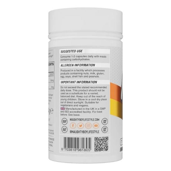 Gluco-B, 60 caps, Naughty Boy - Vitax.ro