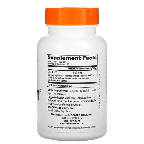 Celadrin 500mg, 90 caps, Doctor's Best - Vitax.ro