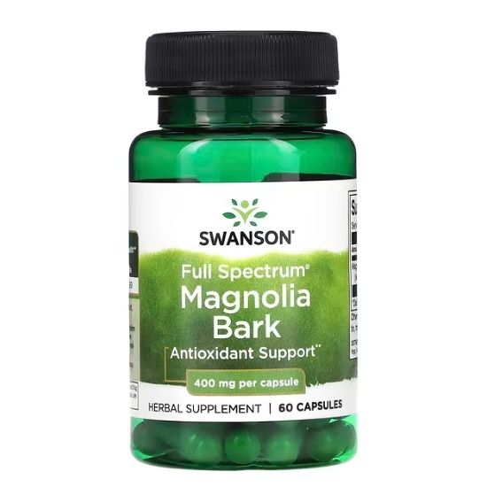 Magnolia Bark, 400mg, 60 caps, Swanson - Vitax.ro
