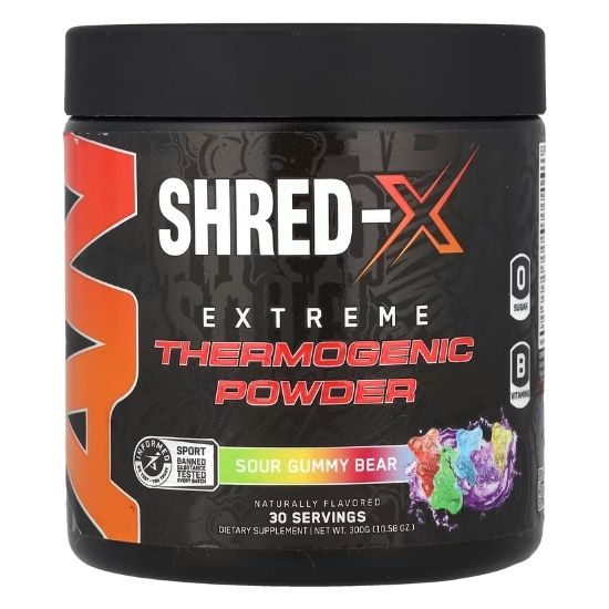 Shred-X Powder, Sour Gummy Bear, 300g, Applied Nutrition - Vitax.ro