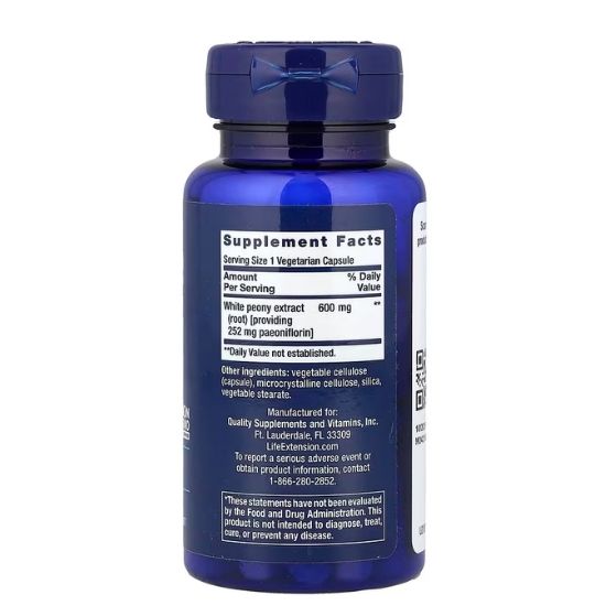 Peony Immune, 60 vcaps, Life Extension - Vitax.ro