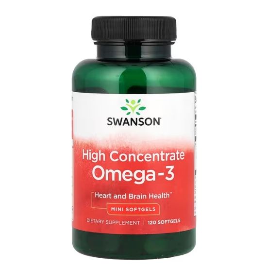 High Concentrate Omega-3, 120 softgels, Swanson - Vitax.ro