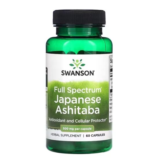 Full Spectrum Japanese Ashitaba, 500mg, 60 caps, Swanson - Vitax.ro