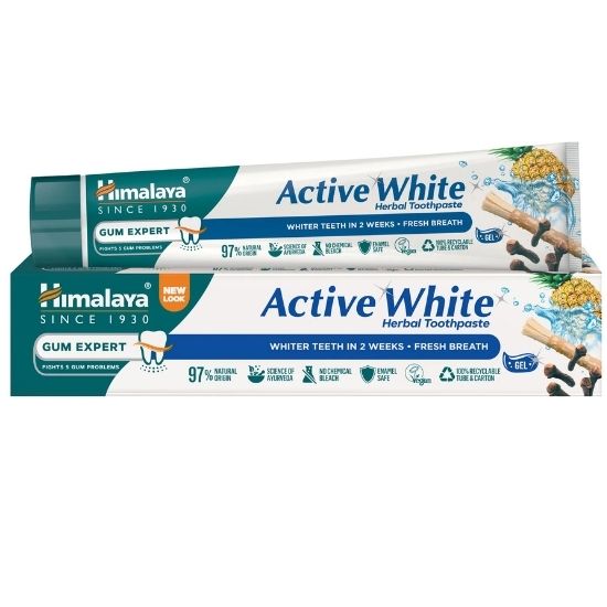 Active White Fresh Gel, 75ml, Himalaya Herbal - Vitax.ro
