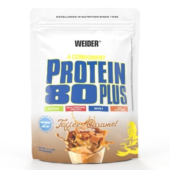 Protein 80 Plus, Toffee-Caramel, 500g, Weider