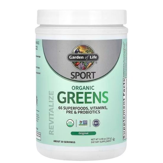 Sport Organic Greens, Original, 255g, Garden of Life - Vitax.ro