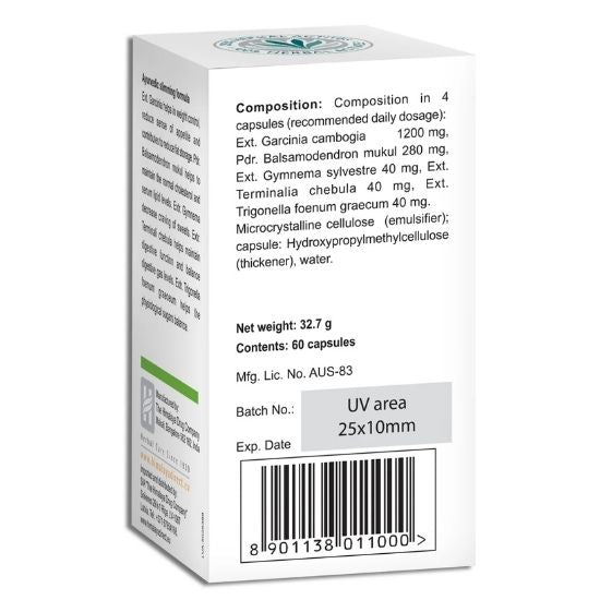 AyurSlim, 60 Capsule, Himalaya Herbal - Vitax.ro