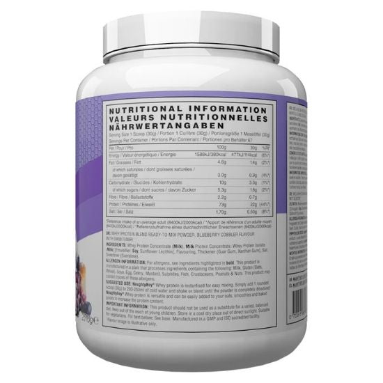 Advanced Whey, Blueberry Cobbler, 2010g, Naughty Boy - Vitax.ro