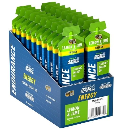 Endurance Energy Isotonic Energy Gel, Lemon & Lime, 20 x 60g, Applied Nutrition - Vitax.ro