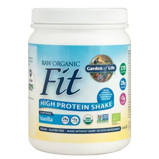 Raw Organic Fit, Vanilla, 465g, Garden of Life - Vitax.ro