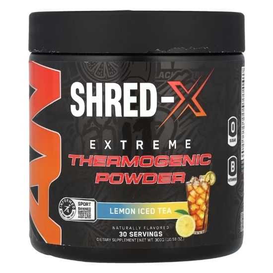 Shred-X Powder, Lemon Ice Tea, 300g, Applied Nutrition - Vitax.ro