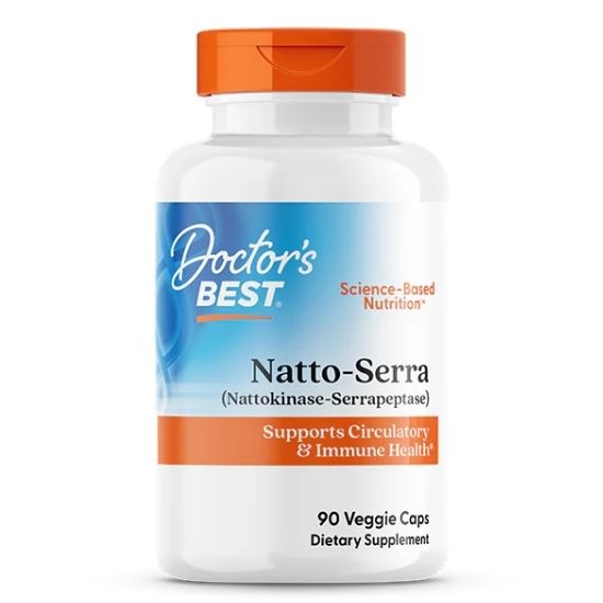 Natto-Serra, 90 vcaps, Doctor's Best - Vitax.ro