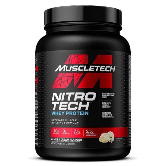 Nitro-Tech, Vanilla, 907g, MuscleTech - Vitax.ro