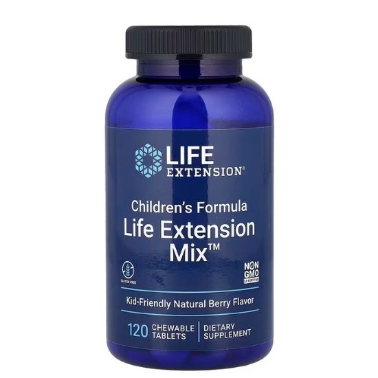 Children's Formula Life Extension Mix, Natural Berry, 120 chewable tabs, Life Extension - Vitax.ro