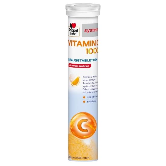 Vitamina C, 1000 mg, 20 capsule efervescente, Doppelherz - Vitax.ro
