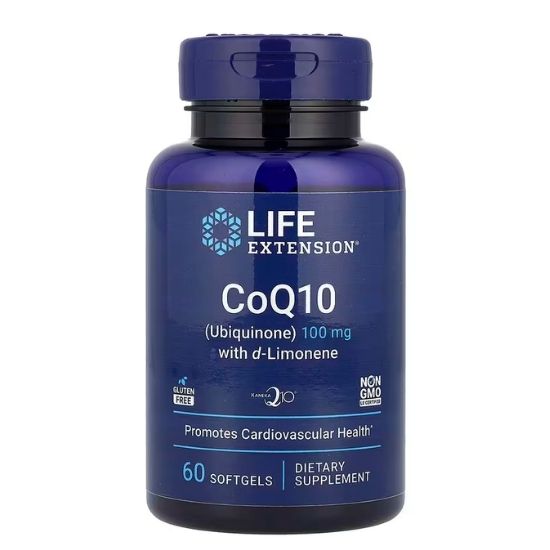 Super-Absorbable CoQ10 (Ubiquinone) with d-Limonene, 100mg, 60 softgels, Life Extension - Vitax.ro