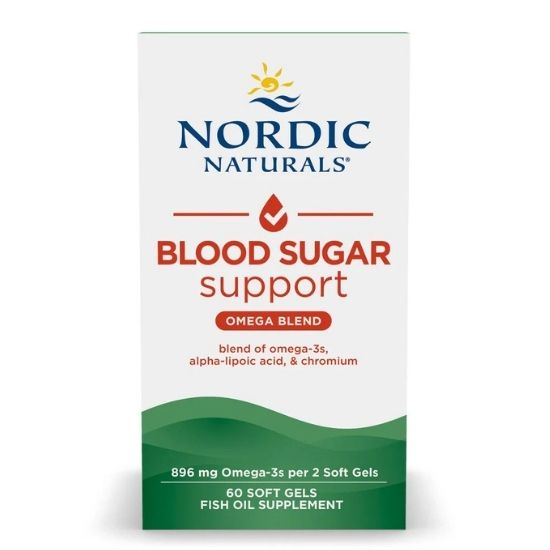 Blood Sugar Support, 896mg, 60 softgels, Nordic Naturals - Vitax.ro