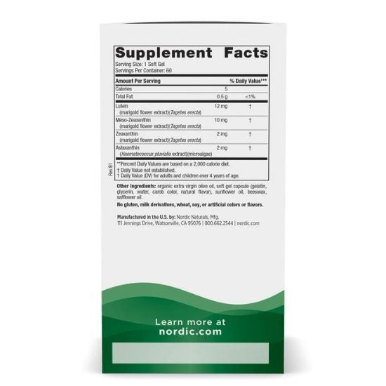 Blue Light Eye Defense, 60 softgels, Nordic Naturals - Vitax.ro