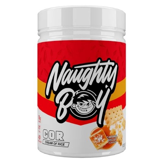 Cream of Rice, Caramel Biscuit, 1000g, Naughty Boy - Vitax.ro