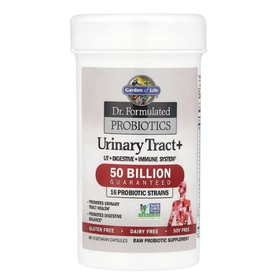 Dr. Formulated Probiotics Urinary Tract+, 60 vcaps, Garden of Life - Vitax.ro